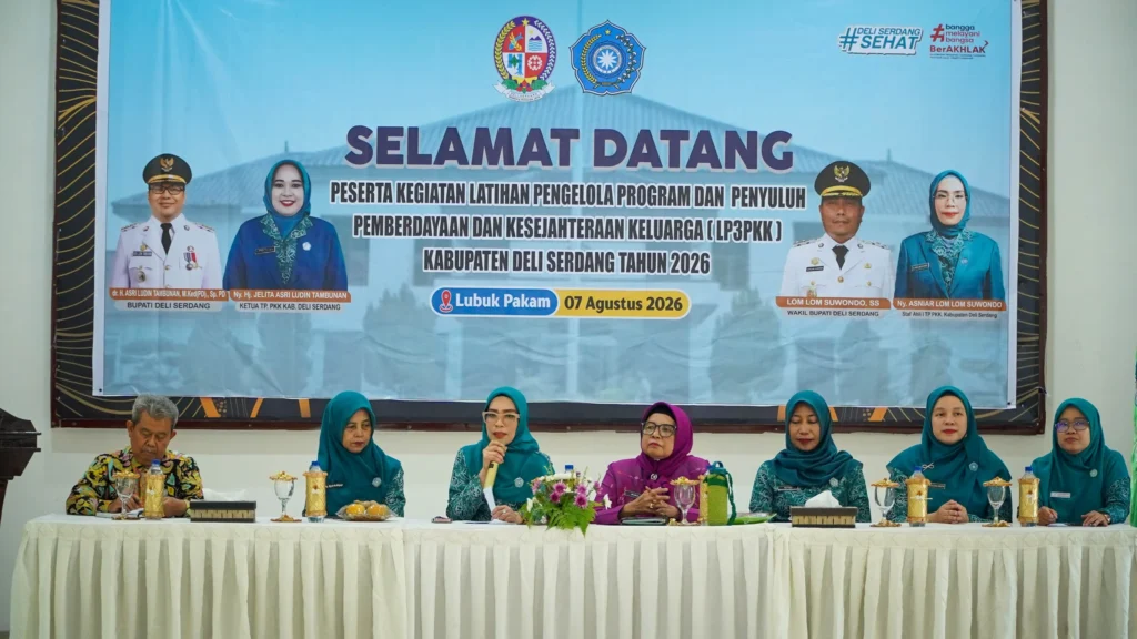 JANGAN LELAH, JANGAN BOSAN” STAFF AHLI I TP PKK DELI SERDANG SEMANGATI KADER DI LP3PKK 2026    Program PKK Diharapkan Jalan Terus Meski Sudah Menang Lomba