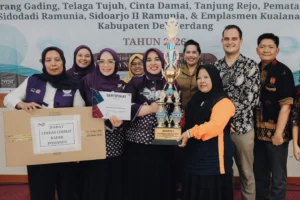Ketua TP PKK Deli Serdang Tekankan Cegah KLB Lewat Posyandu 