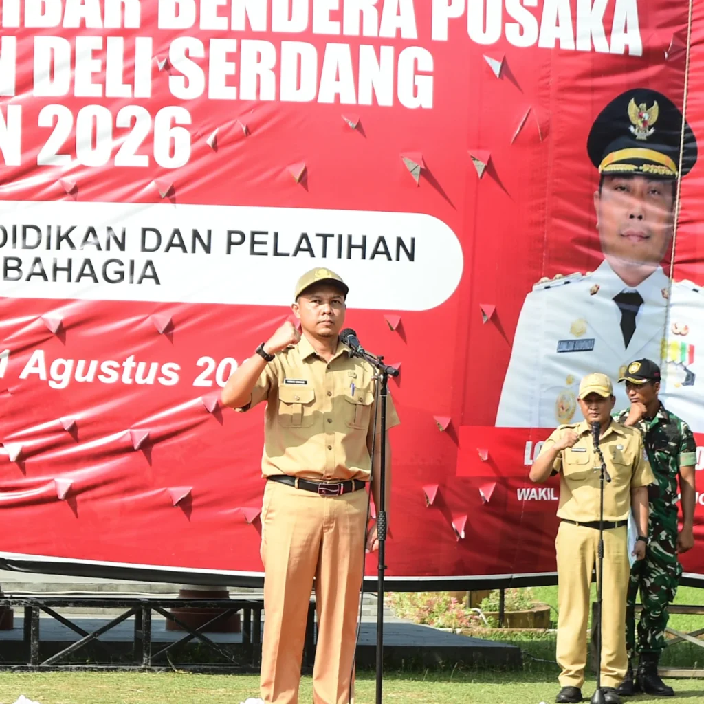 “KESEHATAN & KEKOMPAKAN ADALAH KUNCI” SUKSES PASKIBRAKA DELI SERDANG KIBARKAN SANG SAKA