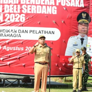 “KESEHATAN & KEKOMPAKAN ADALAH KUNCI” SUKSES PASKIBRAKA DELI SERDANG KIBARKAN SANG SAKA
