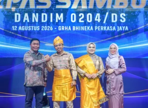 Wabup Lom Lom Apresiasi Sinergi, Sambut Dandim Baru Letkol Wahidin