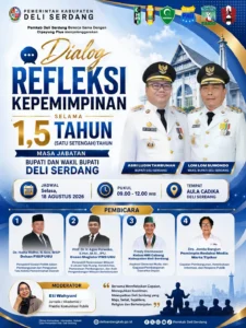 Dialog Refleksi Kepemimpinan 1,5 Tahun Masa Jabatan Bupati dan Wakil Bupati Deli Serdang Digelar