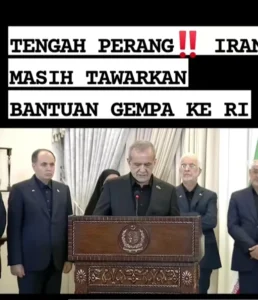 Iran & Uni Eropa Tawarkan Bantua Gempa NTT