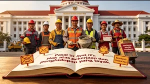 “TIDAK MAMPU CIPTAKAN & LINDUNGI TENAGA KERJA = GAGAL MENJALANKAN AMANAH UUD 1945 PASAL 27 AYAT 2”  Oleh ; Hasan Basri Siregar, Ketua JWI DS