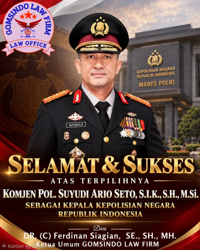 Tok..tok..tok, Sah Komjen Pol. Suyudi Ario Seto, S.I.K., S.H., M.Si Resmi Menjabar KAPOLRI Menggantikan Jenderal Pol Listio Sigit Prabowo