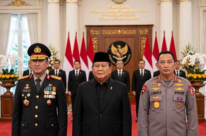 Prabowo Reshuffle 7 Kali – Pratikno Dicopot, Listyo Sigit Jadi Kepala Staf Presiden, Suyudi Resmi Kapolri