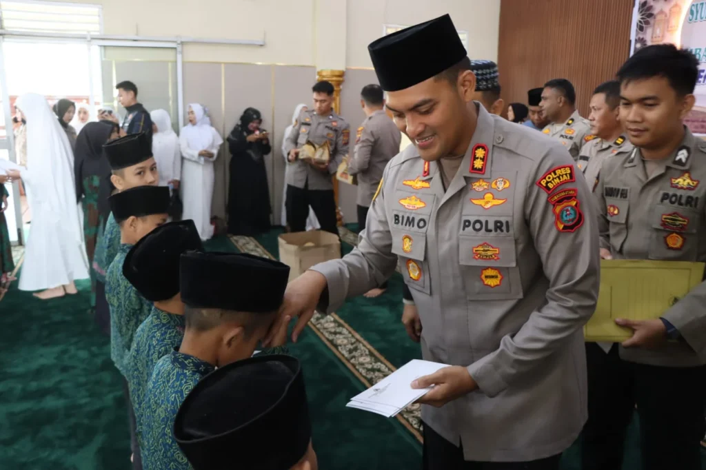 Kapolres Binjai AKBP R. Bimo Moernanda, S.I.K., M.H., Pimpin Syukuran dan Doa Bersama Anak Yatim