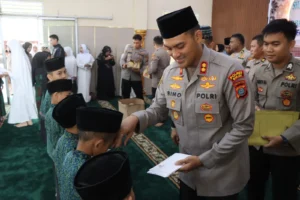 Kapolres Binjai AKBP R. Bimo Moernanda, S.I.K., M.H., Pimpin Syukuran dan Doa Bersama Anak Yatim