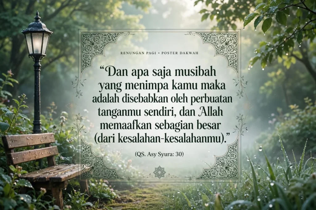 KAJIAN ILMIAH MUHASABAH MUSIBAH Berdasarkan QS. Asy-Syura Ayat 30
