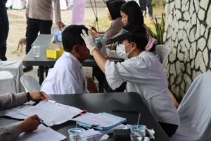 Polres Binjai dan Lions Club Bantu Masyarakat, Gelar Operasi Katarak Gratis Sambut HKGB Ke-74