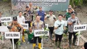 Kolaborasi Kunci Jaga Pesisir! Pemkab Deli Serdang Ajak TNI-Polri & Masyarakat Rawat Mangrove Percut Sei Tuan