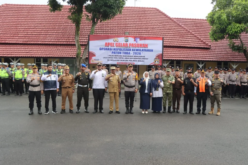 Kapolres Binjai Pimpin Apel Operasi Patuh Toba 2026, Kedepankan Keselamatan dan Pendekatan Humanis